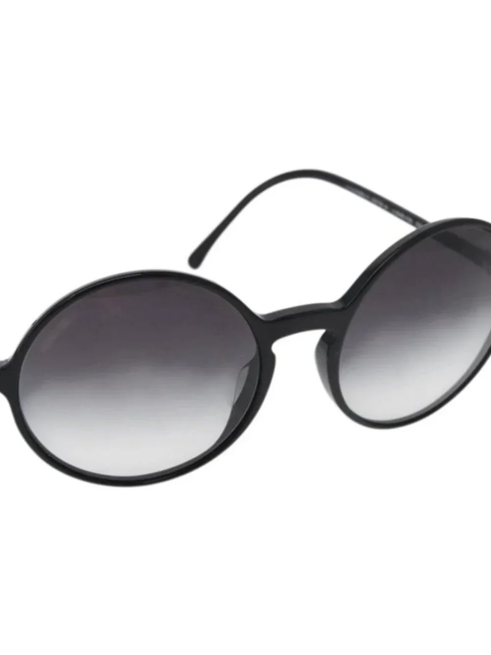 CHANEL Sunglasses plastic Black 5279-A CC Auth BA12282